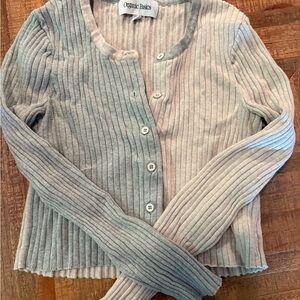 Organic Basics Gray Cardigan Sweater
